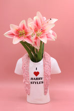 Load image into Gallery viewer, MADE TO ORDER | HARRY STYLES FAN I <3 HARRY STYLES VASE
