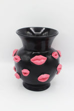 Load image into Gallery viewer, {ONE OFF, READY TO SHIP} MEDIUM BLACK LIPS VASE AND INSENSE BURNER SET