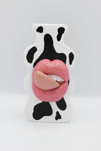 Load image into Gallery viewer, {MADE TO ORDER} COW PRINT DOUBLE SIDED WIGGLE VASE