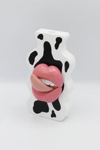Load image into Gallery viewer, {MADE TO ORDER} COW PRINT DOUBLE SIDED WIGGLE VASE