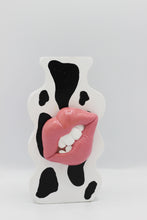 Load image into Gallery viewer, {MADE TO ORDER} COW PRINT DOUBLE SIDED WIGGLE VASE