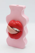 Load image into Gallery viewer, {MADE TO ORDER} PINK DOUBLE SIDED WIGGLE VASE