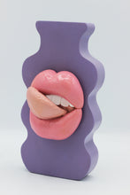 Load image into Gallery viewer, {MADE TO ORDER} PURPLE DOUBLE SIDED WIGGLE VASE