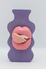 Load image into Gallery viewer, {MADE TO ORDER} PURPLE DOUBLE SIDED WIGGLE VASE