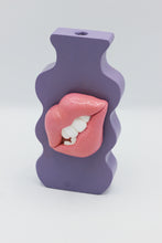 Load image into Gallery viewer, {MADE TO ORDER} PURPLE DOUBLE SIDED WIGGLE VASE