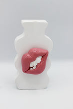 Load image into Gallery viewer, {MADE TO ORDER} WHITE DOUBLE SIDED WIGGLE VASE