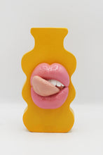 Load image into Gallery viewer, {MADE TO ORDER} YELLOW DOUBLE SIDED WIGGLE VASE