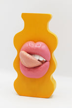 Load image into Gallery viewer, {MADE TO ORDER} YELLOW DOUBLE SIDED WIGGLE VASE