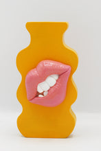 Load image into Gallery viewer, {MADE TO ORDER} YELLOW DOUBLE SIDED WIGGLE VASE