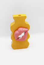 Load image into Gallery viewer, {MADE TO ORDER} YELLOW DOUBLE SIDED WIGGLE VASE