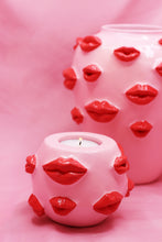 Load image into Gallery viewer, KISS ME BAD KARMA - LARGE VASE + TEA LIGHTER SET
