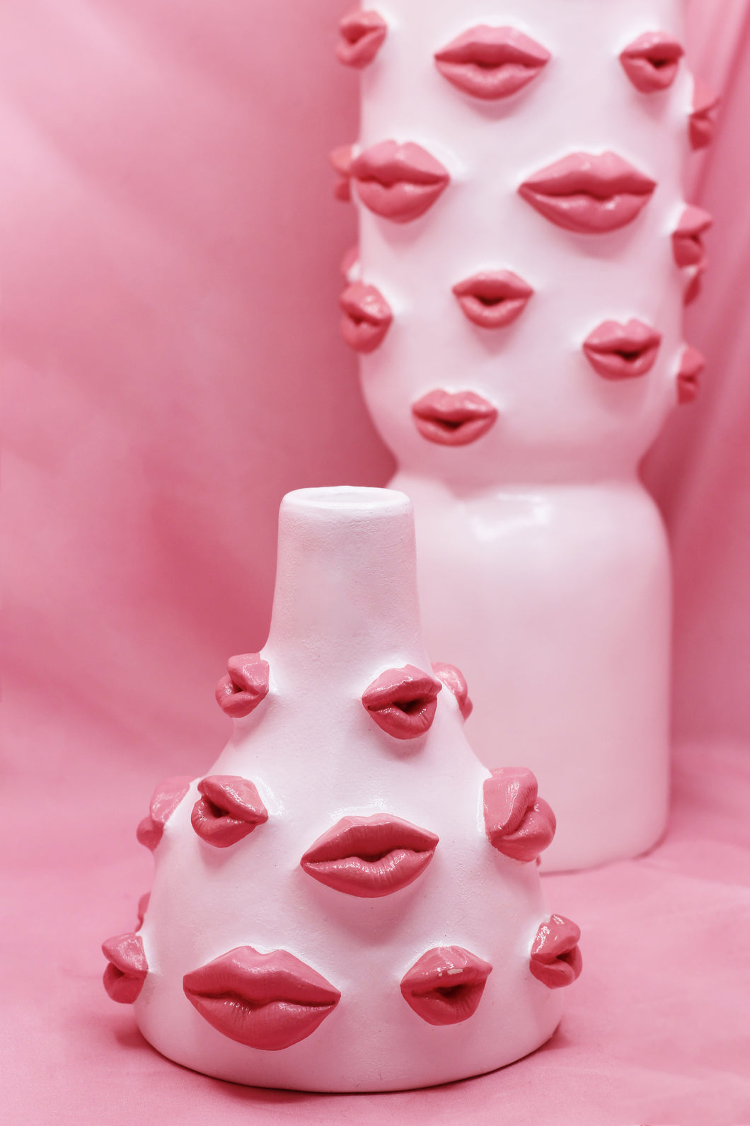 PEACE N POUT - EXTRA LARGE VASE / LARGE CANDLE STICK HOLDER